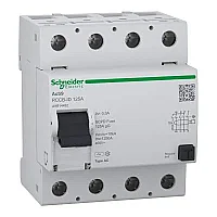 Schneider Electric A9R14492 4P 125A 300mA Kaçak Akım Rölesi - 1