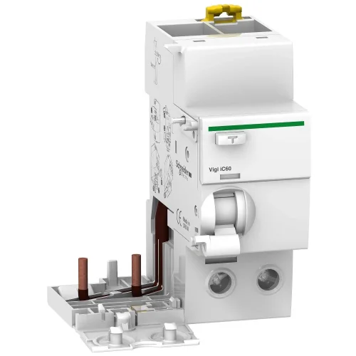Schneider Electric A9V41263 Vigi İc60 Toprak Kaçağı Eklenti Bloğu 2 Kutup 63A 30Ma Ac Tipi - 1