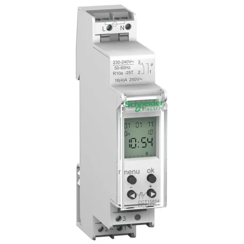 Schneider Electric CCT15854 Acti 9 IHP 1 Kanal Dijital Zaman Saati 24 Saat + 7 Gün - 1