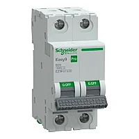 Schneider Electric EZ9F27220 2P 20A B Tipi Otomatik Sigorta - 1