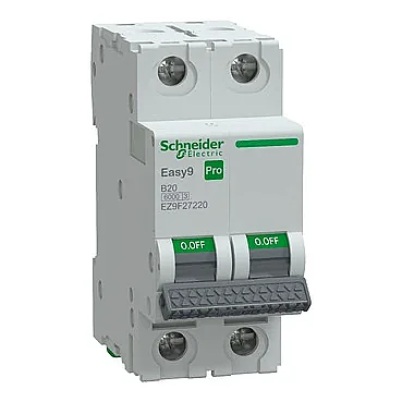 Schneider Electric EZ9F27220 2P 20A B Tipi Otomatik Sigorta - 1