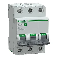 Schneider Electric EZ9F27363 3P 63A B Tipi Otomatik Sigorta - 1