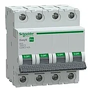 Schneider Electric EZ9F27425 4P 25A B Tipi Otomatik Sigorta - 1