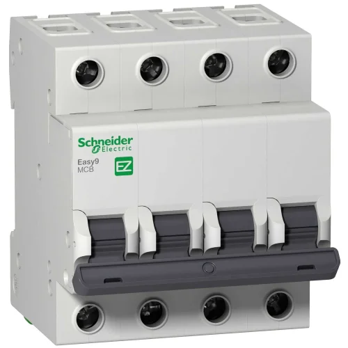 Schneider Electric EZ9F34450 Easy9 4 Kutup 50A 4,5kA C Tipi Otomatik Sigorta - 1