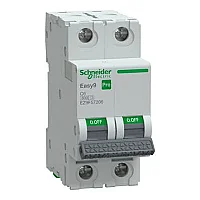 Schneider Electric EZ9F57206 2P 6A C Tipi Otomatik Sigorta - 1