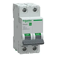 Schneider Electric EZ9F57210 2P 10A C Tipi Otomatik Sigorta - 1