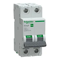 Schneider Electric EZ9F57216 2P 16A C Tipi Otomatik Sigorta - 1