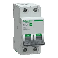 Schneider Electric EZ9F57220 2P 20A C Tipi Otomatik Sigorta - 1