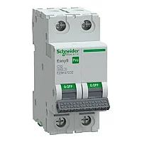 Schneider Electric EZ9F57232 2P 32A C Tipi Otomatik Sigorta - 1