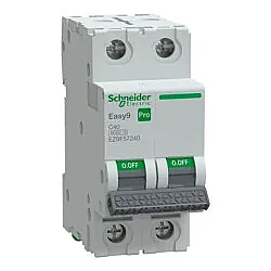 Schneider Electric EZ9F57240 2P 40A C Tipi Otomatik Sigorta - 1