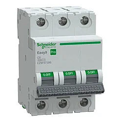 Schneider Electric EZ9F57306 3P 6A C Tipi Otomatik Sigorta - 1