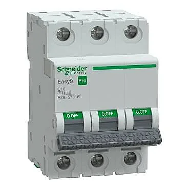 Schneider Electric EZ9F57316 3P 16A C Tipi Otomatik Sigorta - 1