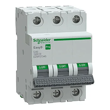 Schneider Electric EZ9F57340 3P 40A C Tipi Otomatik Sigorta - 1