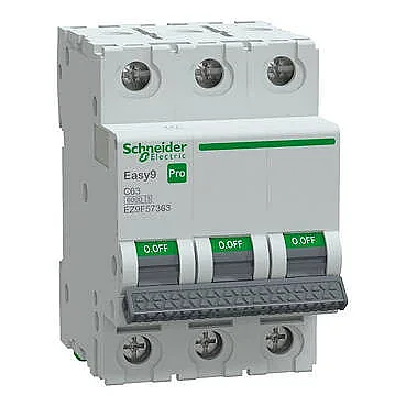 Schneider Electric EZ9F57363 3P 63A C Tipi Otomatik Sigorta - 1