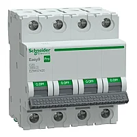 Schneider Electric EZ9F57420 4P 20A C Tipi Otomatik Sigorta - 1