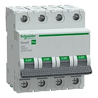 Schneider Electric EZ9F57463 4P 63A C Tipi Otomatik Sigorta - 1