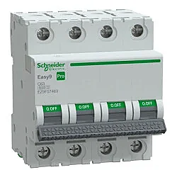 Schneider Electric EZ9F57463 4P 63A C Tipi Otomatik Sigorta - 1