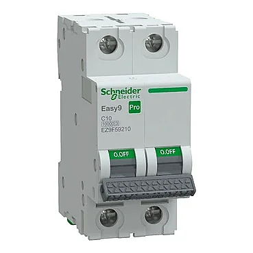 Schneider Electric EZ9F59210 2P 10A C Tipi Otomatik Sigorta - 1