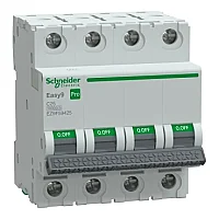 Schneider Electric EZ9F59425 4P 25A C Tipi Otomatik Sigorta - 1