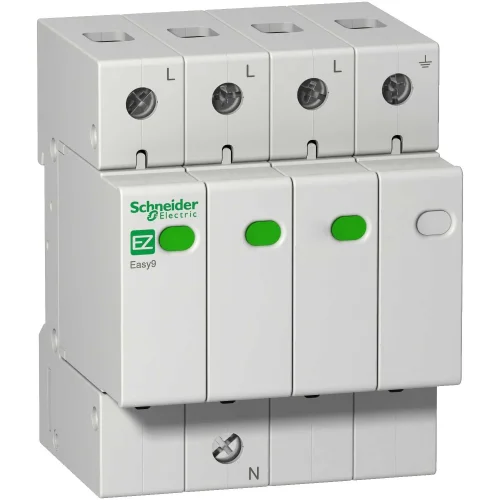 Schneider Electric EZ9L33745 Easy9 Parafudr T2 3P-N 45KA 400V - 1