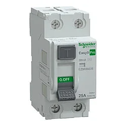 Schneider Electric EZ9R39225 2P 25A 30mA Kaçak Akım Rölesi - 1