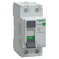 Schneider Electric EZ9R49225 2P 25A 30mA Kaçak Akım Rölesi - 1