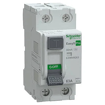 Schneider Electric EZ9R49263 2P 63A 30mA Kaçak Akım Rölesi - 1