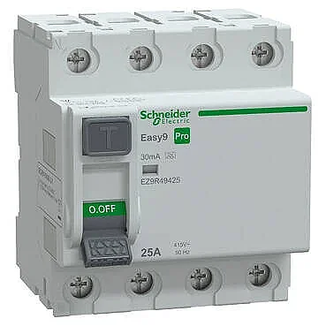 Schneider Electric EZ9R49425 4P 25A 30mA Kaçak Akım Rölesi - 1