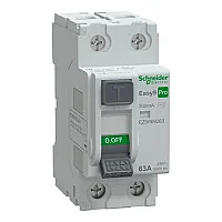 Schneider Electric EZ9R69263 2P 63A 300mA Kaçak Akım Rölesi - 1