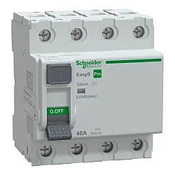 Schneider Electric EZ9R69440 4P 40A 300mA Kaçak Akım Rölesi - 1