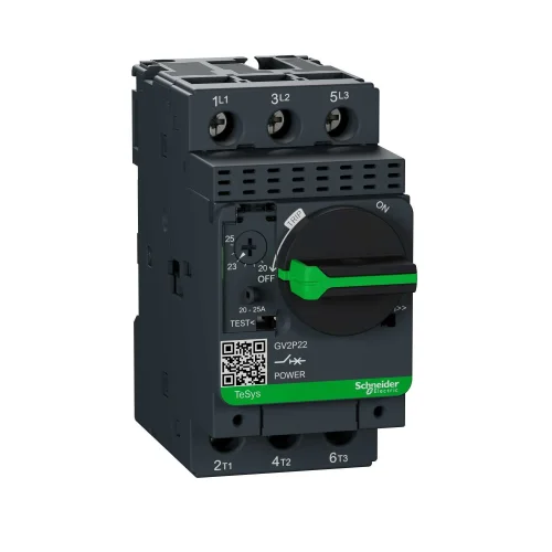 Schneider Electric GV2P22 Tesys Gv2 Devre Kesici Termal Manyet 20-25 A - 1