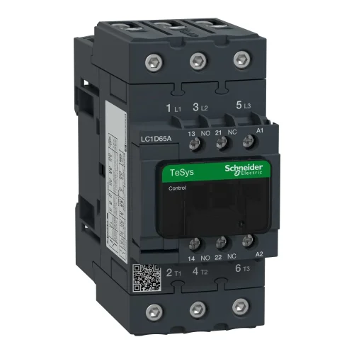 Schneider Electric LC1D65AB7 TeSys Deca Kontaktör 3 Kutup 65A AC3 24VAC - 1