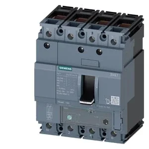Siemens 3VA1110-4EF46-0AA0 Kompakt Tip Güç Şalteri 36kA 100A Termik Ayarlı Manyetik 4 Kutuplu - 1