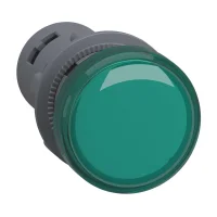 Schneider Electric XA2EVM3LC Sinyal Lambası Plastik Yeşil Ø 22 mm LED'li 220…230V AC - 1