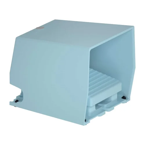 Schneider Electric XPEM510 Tek Ayak Anahtarı Ip66 Kapaklı Metalik Mavi 1 Nk + 1 Na - 1