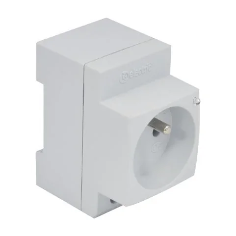 TP Electric 3101-327-0610 LED'li Raya Montaj Priz - 1