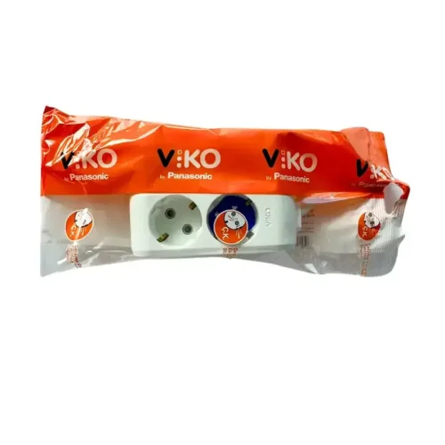 Viko 90113205 2'li Grup Priz Topraklı 5 Metre Çocuk Korumalı - 2