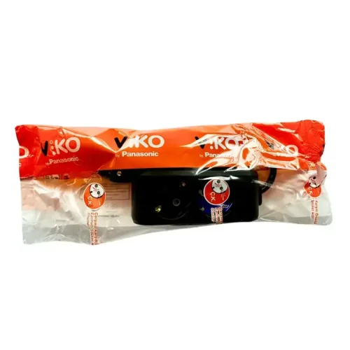 Viko 90133205 2'li Grup Priz Topraklı 5 Metre Siyah Çocuk Korumalı - 2