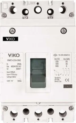 Viko VMF1-80-4-SN2 4x80A 25kA Sn2 Sabit Kompakt Şalter - 1