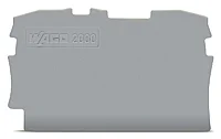 Wago 2000-1291 Sonlandırma ve Ara Plakası; 0,7 mm Kalınlık; Gri - 1