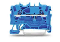 Wago 2001-1204 2,5 mm² Mavi 2 İletkenli Ray Klemens 