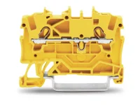 Wago 2001-1206 2,5 mm² Sarı 2 İletkenli Ray Klemens - 1