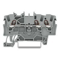 Wago 2001-1301 3 İletkenli Geçiş Klemensi 1,5 mm² Gri - 1