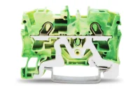 Wago 2004-1207 6 mm² Sarı-Yeşil 2 İletkenli Topraklı Klemens 