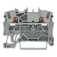 Wago 2202-1201 2,5 mm² Gri Butonlu 2 İletkenli Ray Klemens 