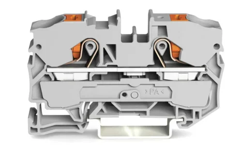 Wago 2210-1201 10 mm² Gri Butonlu 2 İletkenli Ray Klemens - 1