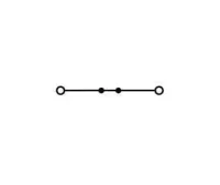 Wago 2210-1204 10 mm² Mavi Butonlu 2 İletkenli Ray Klemens - 3