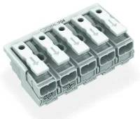 Wago 294-4005 5 Kutuplu Aydınlatma Tarafı: Tek Damarlı İletkenle, Enst. Tarafı: Tüm İletken Tipleri İçin, Maks. 2,5 mm² Beyaz - 2