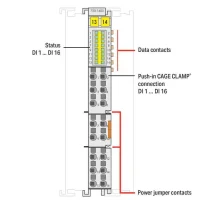 Wago 750-1405 16 Kanallı Dijital Giriş 24 Vdc 3 Ms - 2