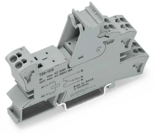 Wago 788-100 15 mm Röleler İçin 1 Kontak Röle Soketi - 1